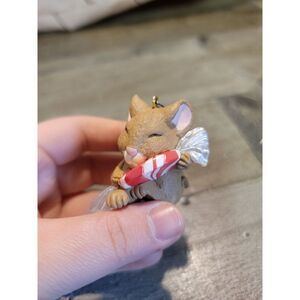 Hallmark Peppermint Surprise Mouse Candy 1996 ornament xmas